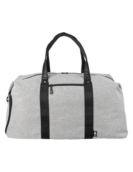 Sac de sport  en polyester 600D recyclé Desmond Matières : PU Couleurs : gris clair
