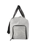 Sac de sport  en polyester 600D recyclé Desmond Matières : PU Couleurs : gris clair goodies publicitaire événementiel