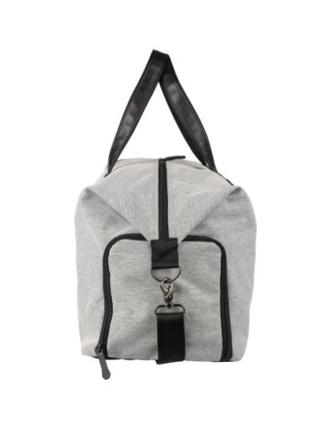 Sac de sport  en polyester 600D recyclé Desmond Matières : PU Couleurs : gris clair impression haute définition