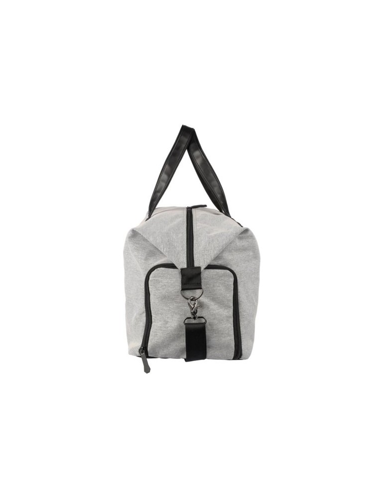 Sac de sport  en polyester 600D recyclé Desmond Matières : PU Couleurs : gris clair impression haute définition