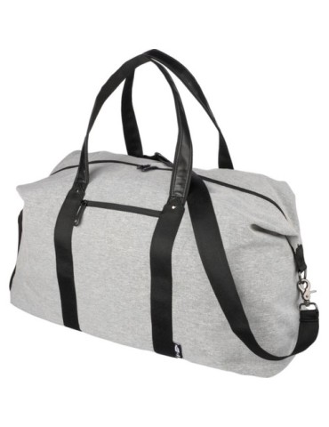 Sac de sport  en polyester 600D recyclé Desmond Matières : PU Couleurs : gris clair objet promotionnel éco-responsable