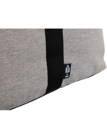 Sac de sport  en polyester 600D recyclé Desmond Matières : PU Couleurs : gris clair personnalisation rapide en France
