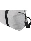 Sac de sport  en polyester 600D recyclé Desmond Matières : PU Couleurs : gris clair impression logo haute qualité