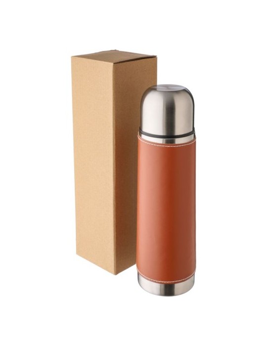 Bouteille isotherme  de 500 ml en acier inoxydable Bernard  
Sac shopping personnalisé en coton Oeko-Tex 220 g/m2 Matières : aci