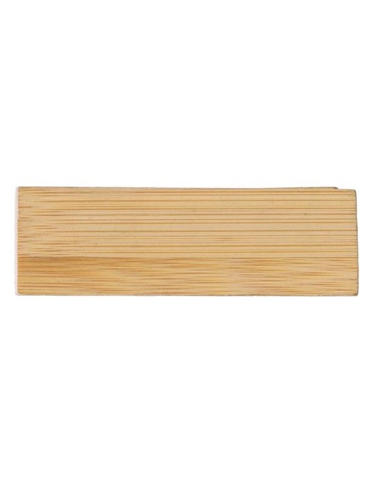 Agrafeuse  en bambou Gordon Matières : bambou Couleurs : brun personnalisable avec votre logo