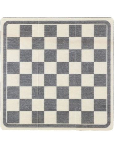 Jeu d'échecs et de dames en bois personnalisé Hank Matières : bois Couleurs : brun impression haute définition