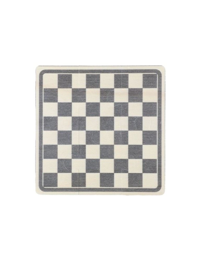 Jeu d'échecs et de dames en bois Hank