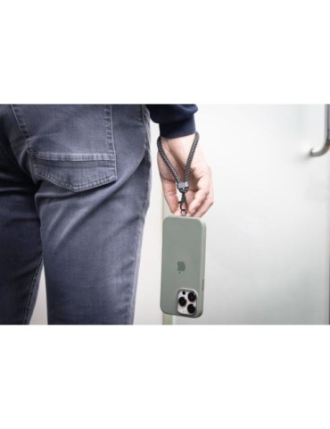 Câble de chargement personnalisé Brandcharger avec bracelet lanyard, batterie sans fil  Evopad Matières : nylon Couleurs : gun 2