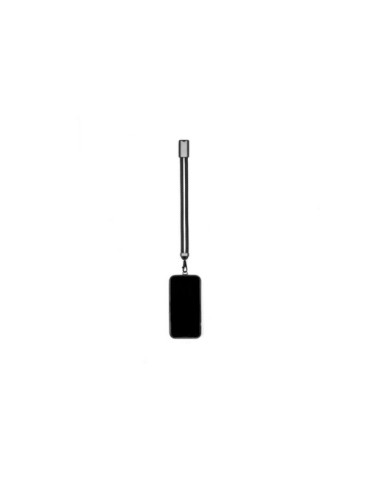 Câble de chargement personnalisé Brandcharger avec bracelet lanyard, batterie sans fil  Evopad Matières : nylon Couleurs : gun c