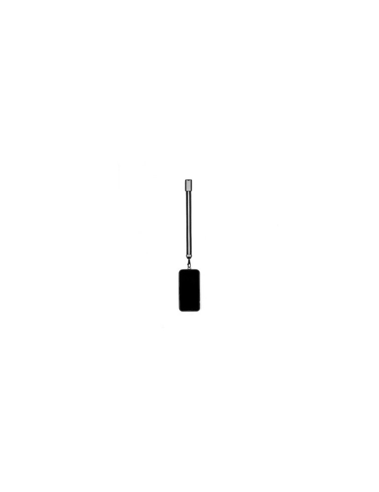 Câble de chargement personnalisé Brandcharger avec bracelet lanyard, batterie sans fil  Evopad Matières : nylon Couleurs : gun c
