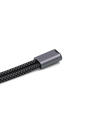 Câble de chargement personnalisé Brandcharger avec bracelet lanyard, batterie sans fil  Evopad Matières : nylon Couleurs : gun l