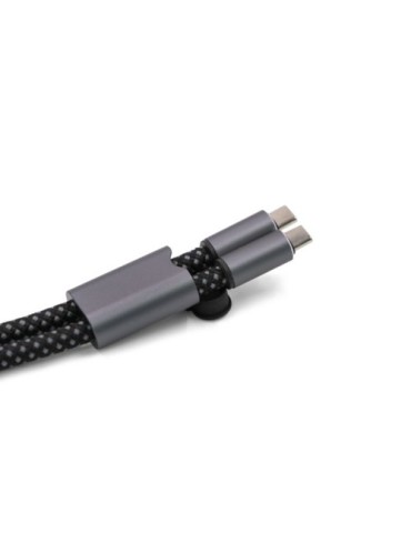 Câble de chargement personnalisé Brandcharger avec bracelet lanyard, batterie sans fil  Evopad Matières : nylon Couleurs : gun o