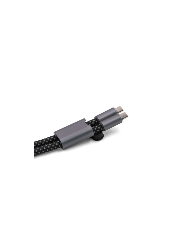Câble de chargement personnalisé Brandcharger avec bracelet lanyard, batterie sans fil  Evopad Matières : nylon Couleurs : gun o