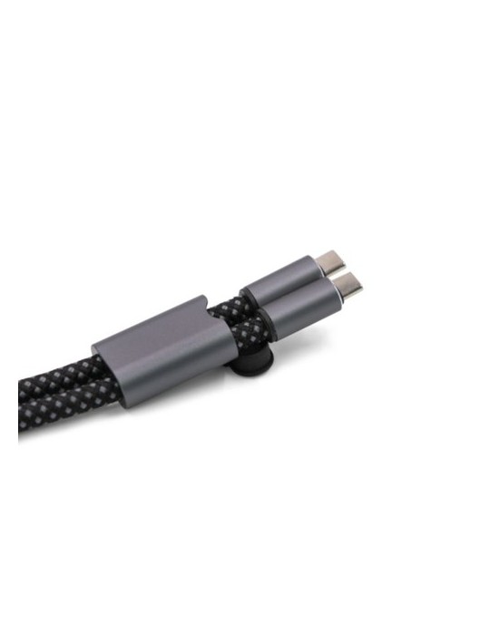 Câble de chargement personnalisé Brandcharger avec bracelet lanyard, batterie sans fil  Evopad Matières : nylon Couleurs : gun o