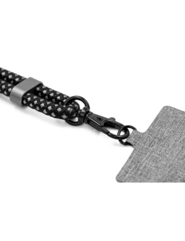 Câble de chargement personnalisé Brandcharger avec bracelet lanyard, batterie sans fil  Evopad Matières : nylon Couleurs : gun c