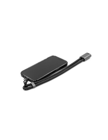 Câble de chargement personnalisé Brandcharger avec bracelet lanyard, batterie sans fil  Evopad Matières : nylon Couleurs : gun p