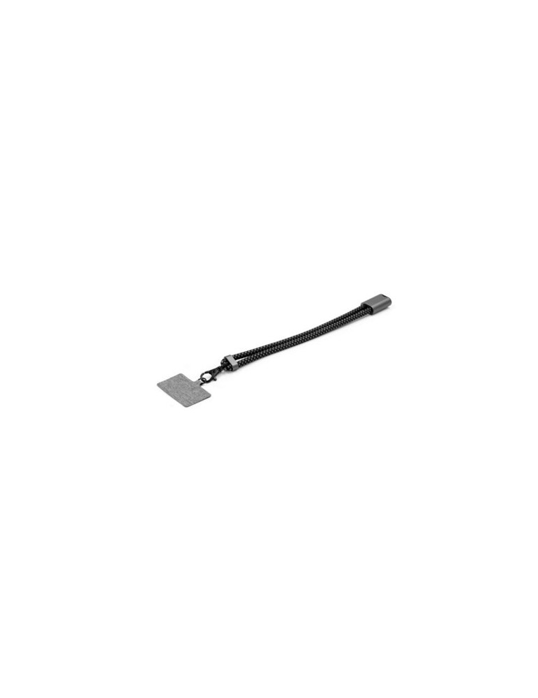 Câble de chargement personnalisé Brandcharger avec bracelet lanyard, batterie sans fil  Evopad Matières : nylon Couleurs : gun a