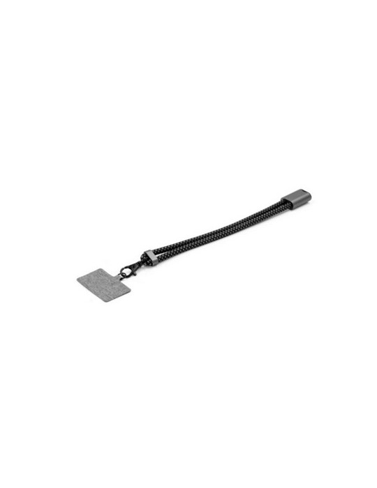 Câble de chargement personnalisé Brandcharger avec bracelet lanyard, batterie sans fil  Evopad Matières : nylon Couleurs : gun a