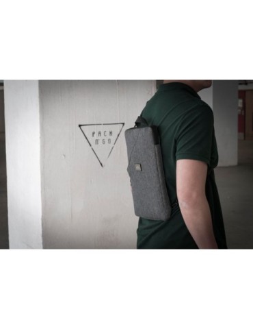Sac pour ordinateur portable de 16'' personnalisé Brandcharger Spectre Go Matières : polyester Couleurs : gris marquage laser ul
