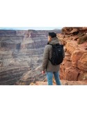 Sac à dos roll-top personnalisé Venturer de Brandcharger Matières : polyester Couleurs : noir personnalisable avec votre logo