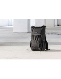 Sac à dos roll-top personnalisé Venturer de Brandcharger Matières : polyester Couleurs : noir impression haute définition