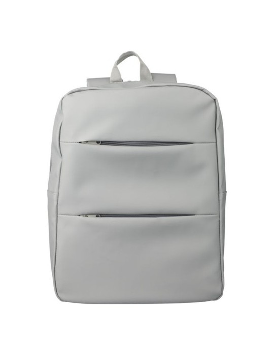 Sac à dos  porte-ordinateur 15'' en PU Felicia Matières : polyester Couleurs : gris