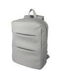 Sac à dos  porte-ordinateur 15'' en PU Felicia Matières : polyester Couleurs : gris personnalisable avec votre logo