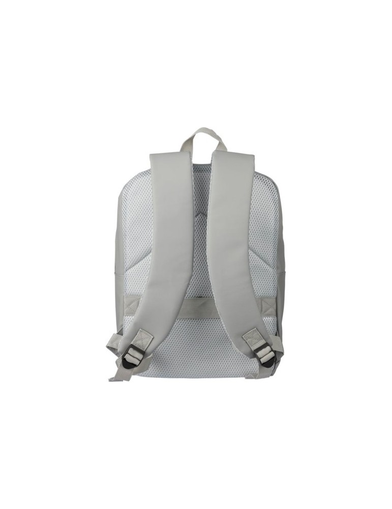 Sac à dos  porte-ordinateur 15'' en PU Felicia Matières : polyester Couleurs : gris cadeau entreprise pas cher