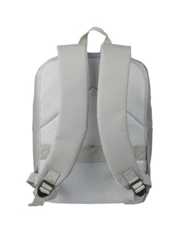 Sac à dos  porte-ordinateur 15'' en PU Felicia Matières : polyester Couleurs : gris impression haute définition