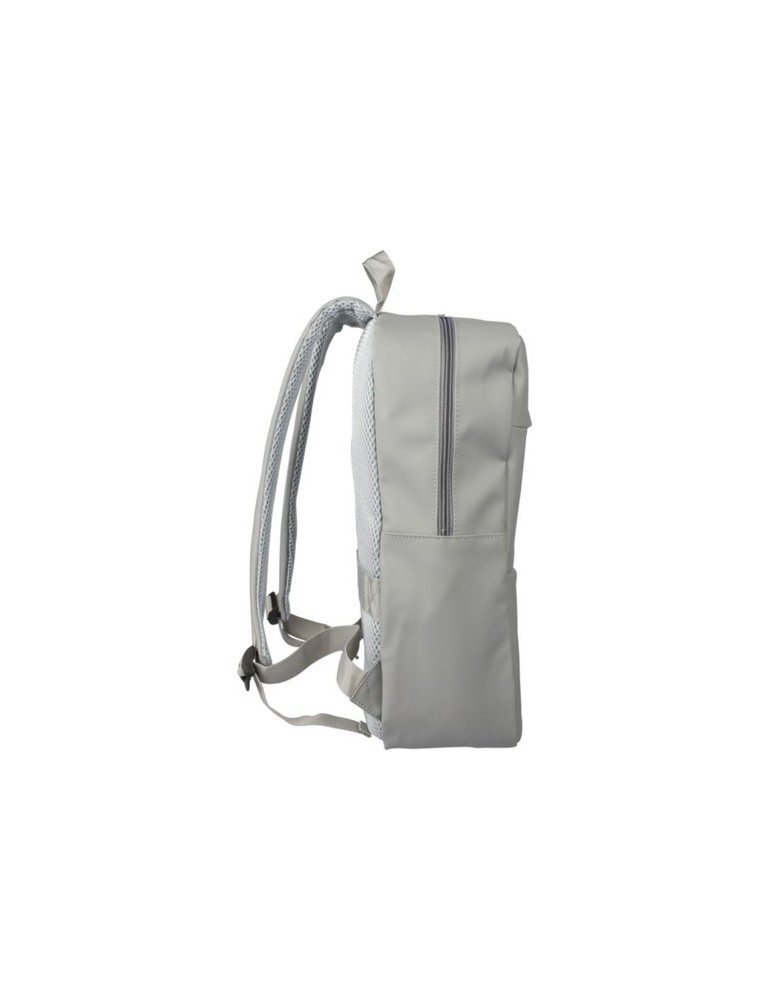 Sac à dos  porte-ordinateur 15'' en PU Felicia Matières : polyester Couleurs : gris marquage laser ultra précis