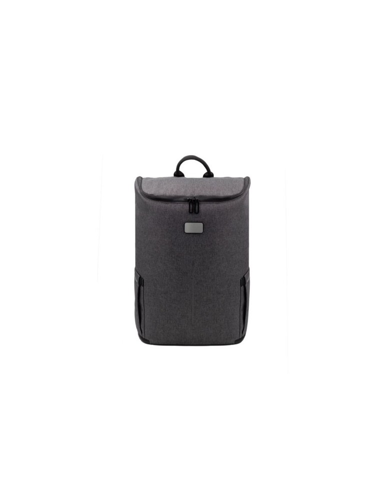 Sac à dos publicitaire  porte-ordinateur 15'' en PU Marco Polo Matières : polyester Couleurs : gris