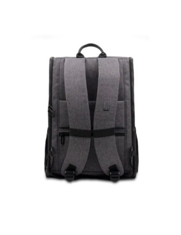 Sac à dos publicitaire  porte-ordinateur 15'' en PU Marco Polo Matières : polyester Couleurs : gris 2