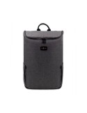 Sac à dos publicitaire  porte-ordinateur 15'' en PU Marco Polo Matières : polyester Couleurs : gris cadeau entreprise pas cher
