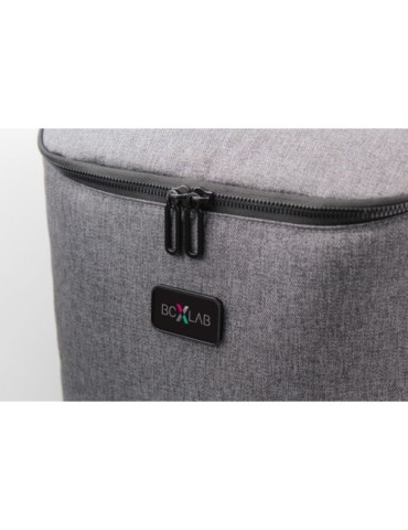 Sac à dos publicitaire  porte-ordinateur 15'' en PU Marco Polo Matières : polyester Couleurs : gris personnalisation rapide en F