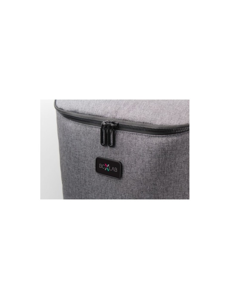Sac à dos publicitaire  porte-ordinateur 15'' en PU Marco Polo Matières : polyester Couleurs : gris personnalisation rapide en F