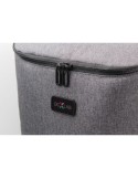 Sac à dos publicitaire  porte-ordinateur 15'' en PU Marco Polo Matières : polyester Couleurs : gris personnalisation rapide en F