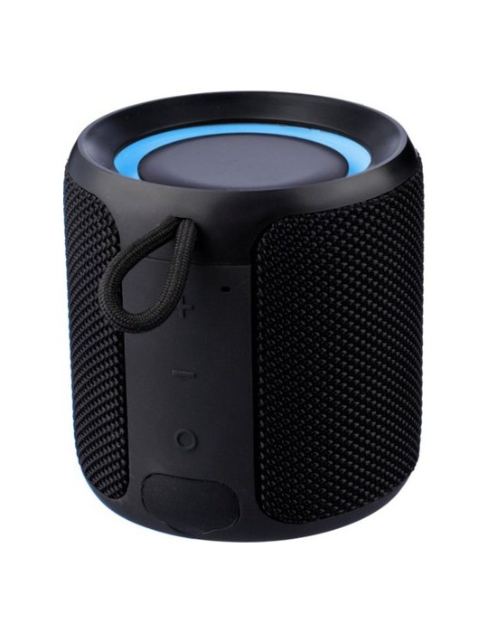 Enceinte sans fil  d'extérieur en ABS recyclé - Lloyd Matières : ABS recyclé Couleurs : noir goodies publicitaire événementiel