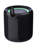 Enceinte sans fil  d'extérieur en ABS recyclé - Lloyd Matières : ABS recyclé Couleurs : noir impression logo haute qualité