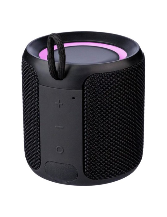Enceinte sans fil  d'extérieur en ABS recyclé - Lloyd Matières : ABS recyclé Couleurs : noir cadeau client original