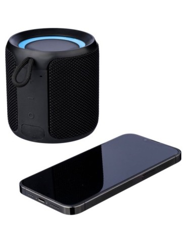 Enceinte sans fil  d'extérieur en ABS recyclé - Lloyd Matières : ABS recyclé Couleurs : noir goodies personnalisé en stock