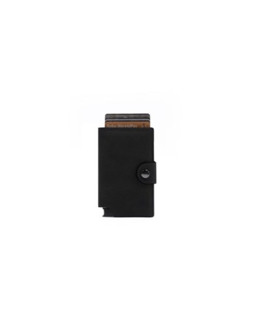 Portefeuille personnalisé Wally Porto et câble de charge  en nylon 35 W Jacob Matières : aluminium Couleurs : noir