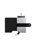 Portefeuille personnalisé Wally Porto et câble de charge  en nylon 35 W Jacob Matières : aluminium Couleurs : noir personnalisab