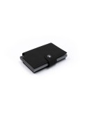 Portefeuille personnalisé Wally Porto et câble de charge  en nylon 35 W Jacob Matières : aluminium Couleurs : noir goodies publi