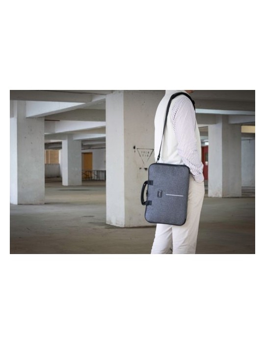 Sac à dos  pour ordinateur portable de 16'' - Brandcharger Spectre 2 Matières : polyester Couleurs : gris marquage laser ultra p