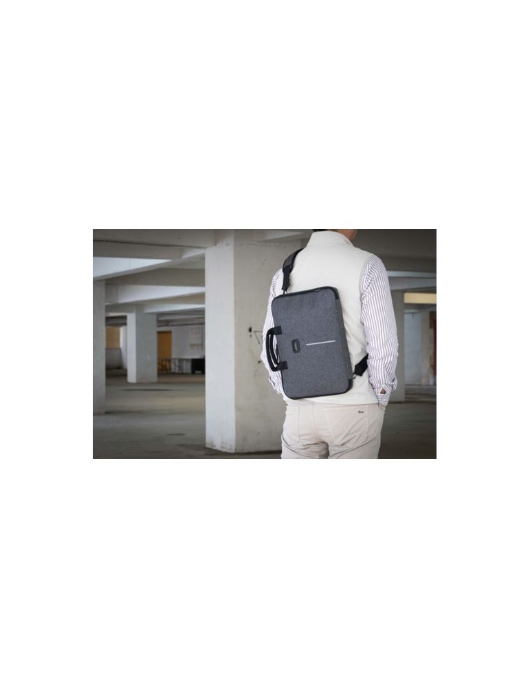 Sac à dos  pour ordinateur portable de 16'' - Brandcharger Spectre 2 Matières : polyester Couleurs : gris cadeau client original