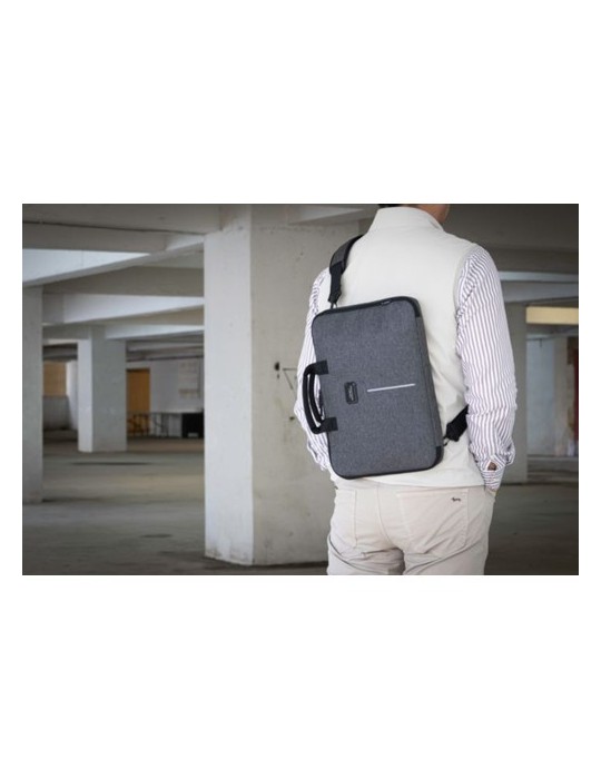 Sac à dos  pour ordinateur portable de 16'' - Brandcharger Spectre 2 Matières : polyester Couleurs : gris cadeau client original