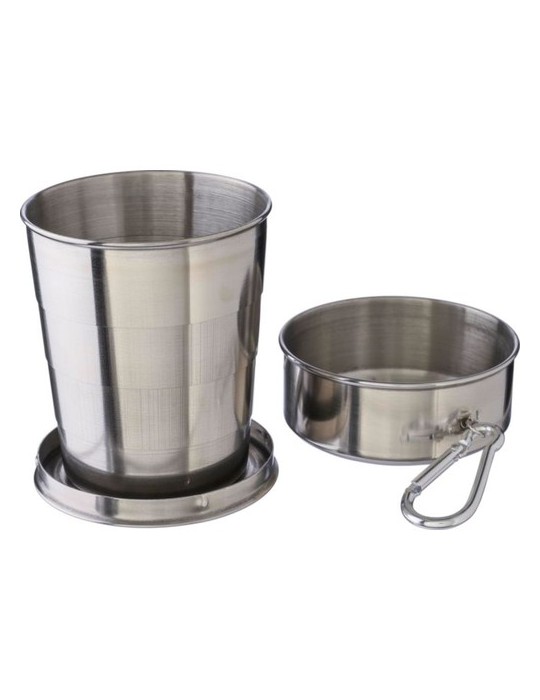 Gobelet pliable en acier inoxydable Annette Personnalisé