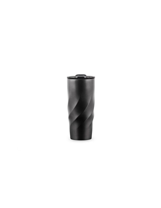 Mug nomade pliable  en acier inoxydable Calix XL Brandcharger Matières : acier inoxydable Couleurs : gun personnalisable avec vo