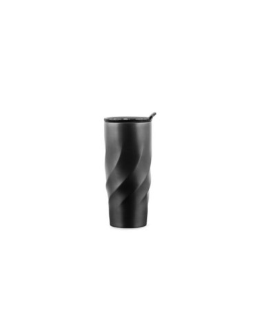 Mug nomade pliable  en acier inoxydable Calix XL Brandcharger Matières : acier inoxydable Couleurs : gun goodies publicitaire év