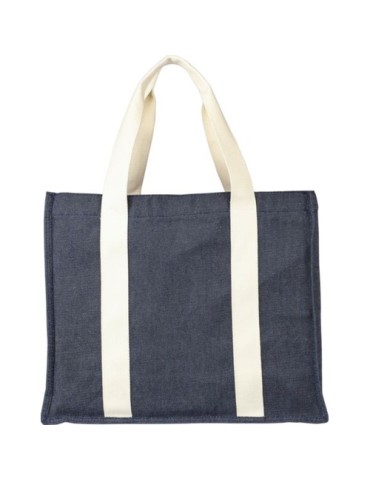 Sac shopping  en denim 280 g/m2 Gretchen Matières : coton Couleurs : bleu